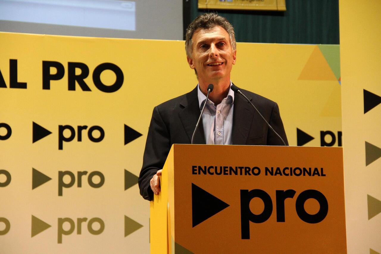 Imagen de Mauricio Macri referente del PRO