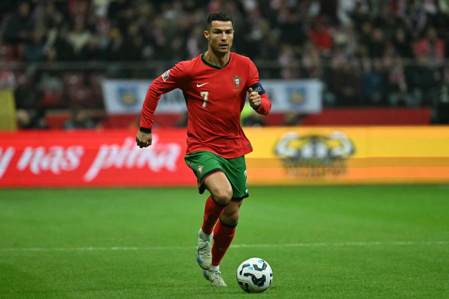 Imagen del futbolista Cristiano Ronaldo con la selección de Portugal