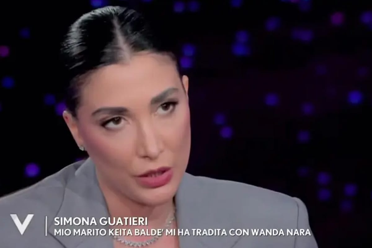 Simona exesposa de Keita Baldé hablando en una entrevista acerca de Wanda Nara