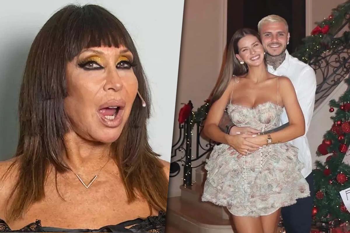 Moria Casán analiza la imagen de la China Suárez y Mauro Icardi en Navidad