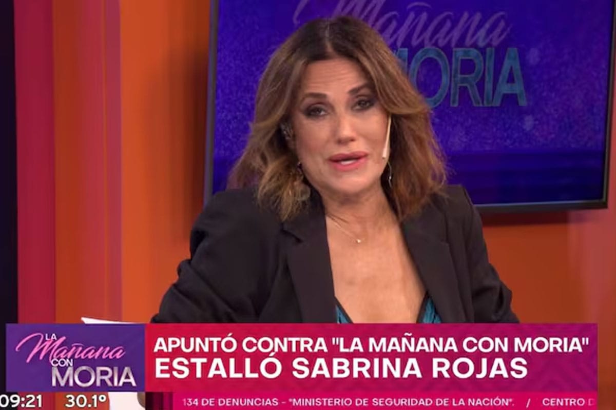 Captura de pantalla de "La Mañana con Moria" mostrando a Fernánda Callejón.