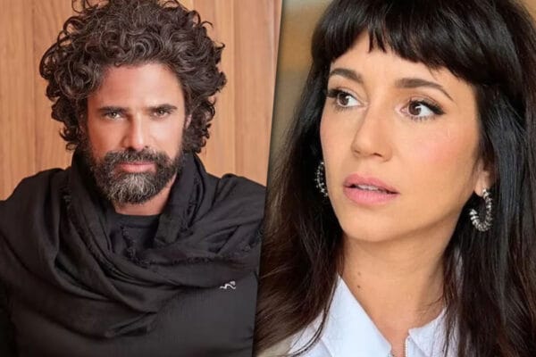 Collage de fotos con Luciano Castro por un lado y Griselda Siciliani por el otro.