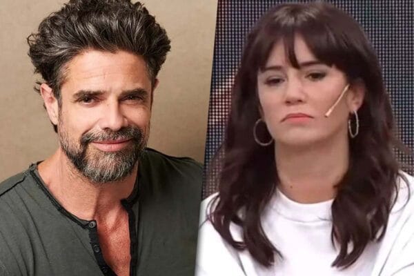 Collage de fotos con Luciano Castro por un lado y por el otro, Griselda Siciliani.