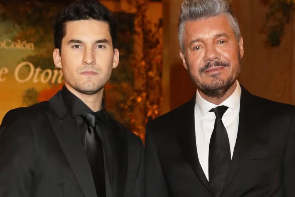 Foto de Francisco y Marcelo Tinelli.