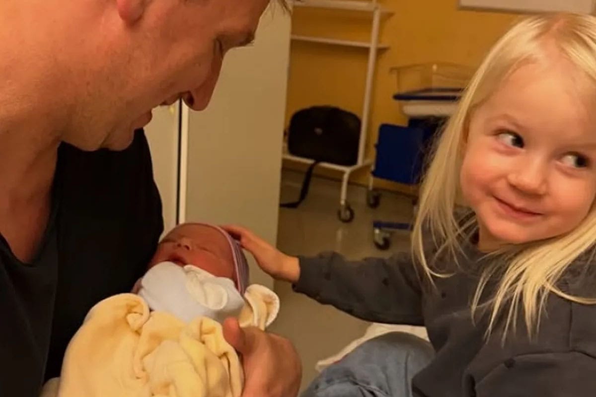 Foto de Maxi López, Lando y Elle.