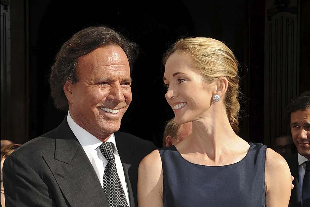 Julio Iglesias y su esposa, Miranda Rijnsburger