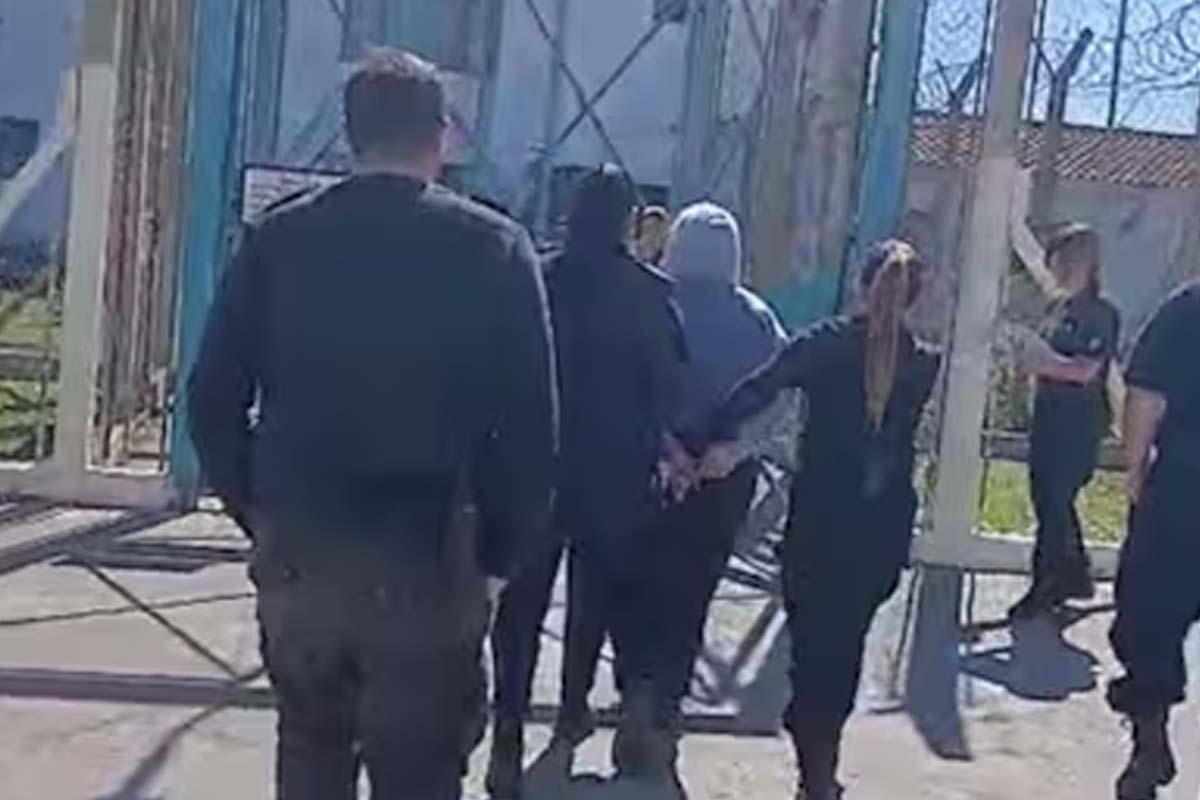 Foto de la detención de Morena Rial.