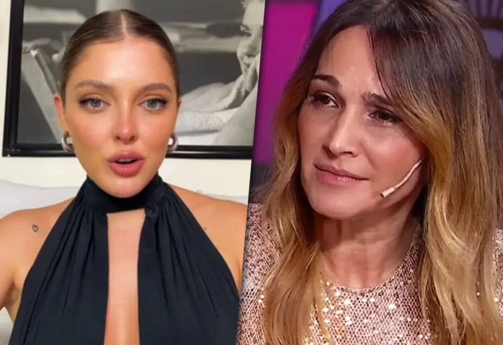 Colalge de fotos con Sofía Gonet por un lado y Verónica Lozano por el otro.