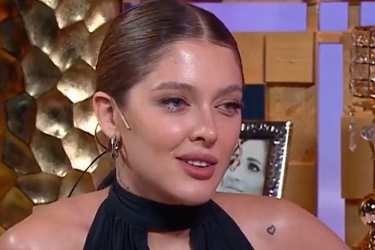 Captura de pantalla de Sofía Gonet en el programa de Verónica Lozano.