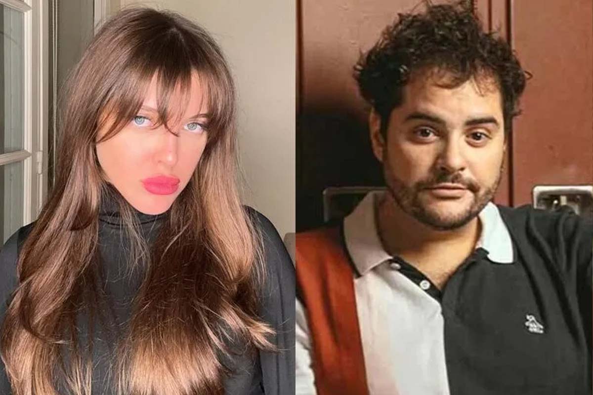 Collage de fotos de Sofía Gonet "La Reini" por un lado y Homero Pettinato por el otro.