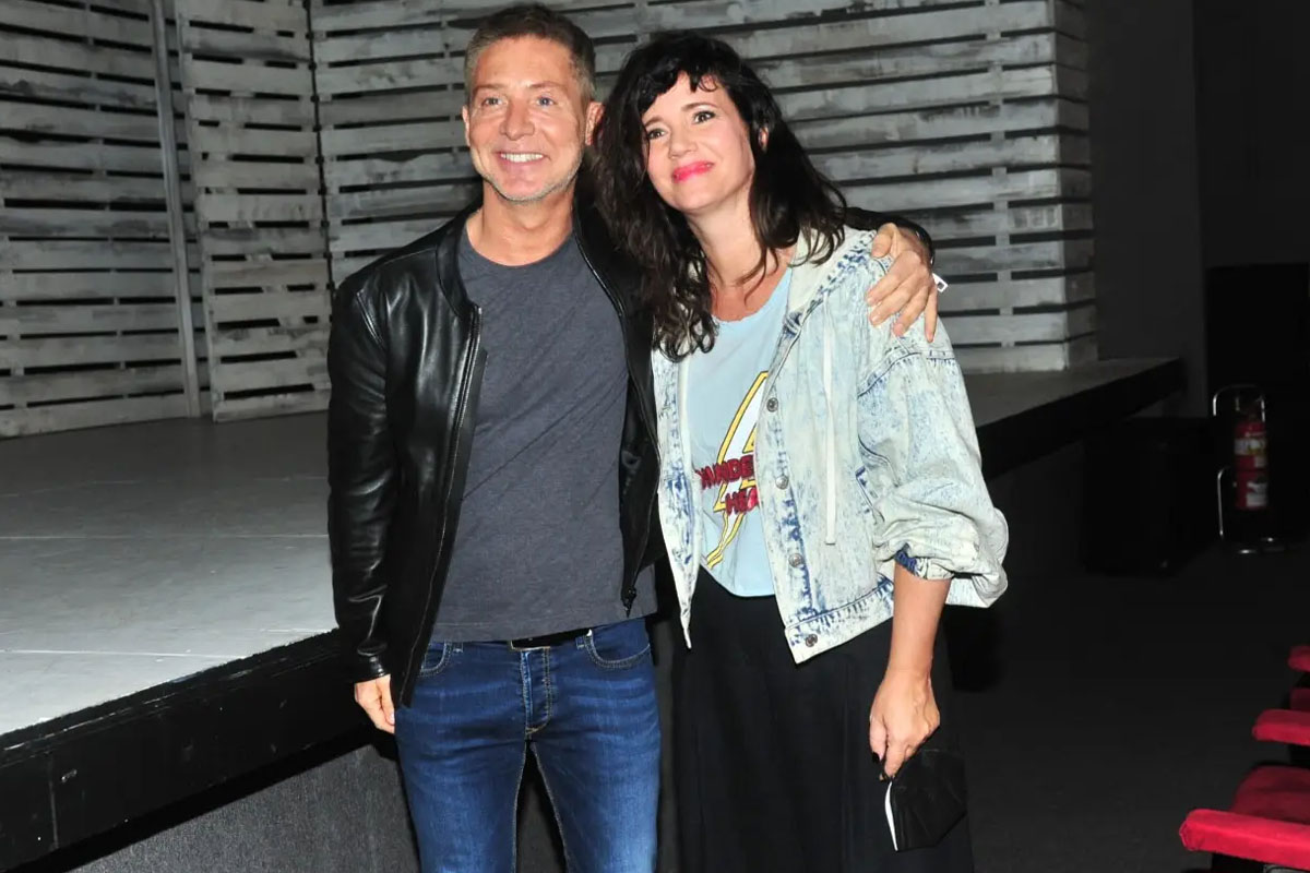 Foto de Adrian Suar junto a Griselda Siciliani.
