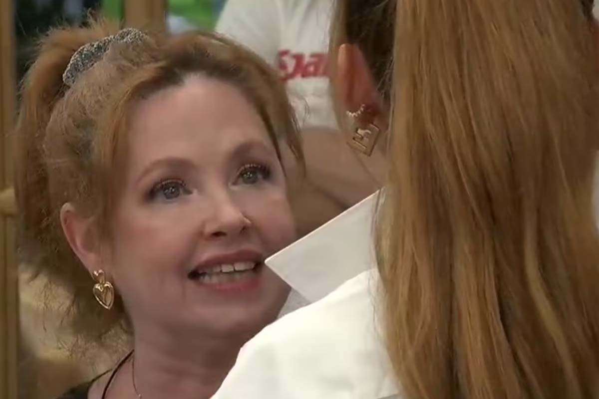 Foto de la pelea de Andrea del Boca con Sol Abraham en Gran Hermano.