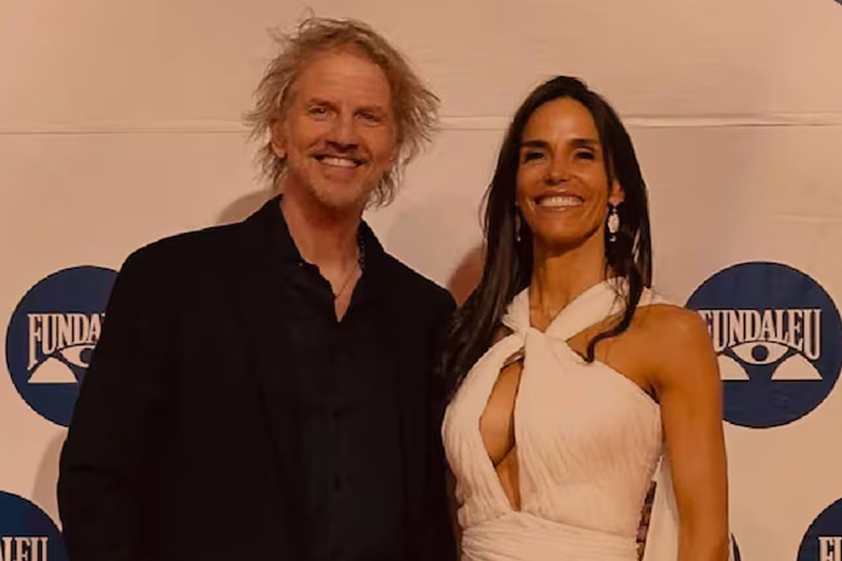 Foto de Facundo Arana junto a María Susini.