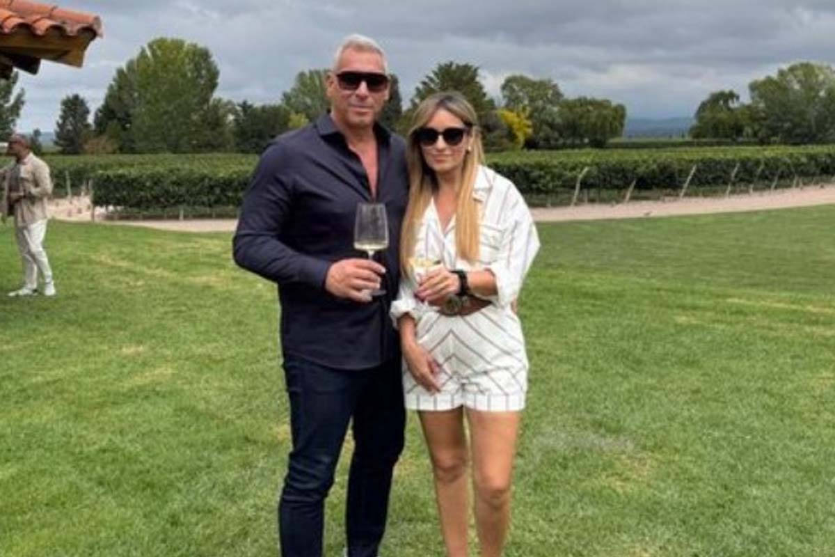 Foto de Marcela Tauro junto a su novio, Leopoldo "Polo" Arancibia.