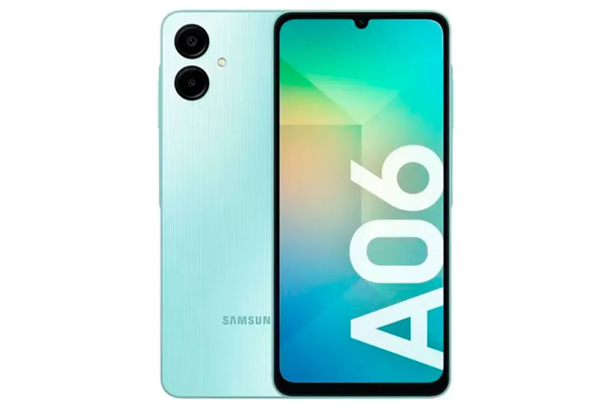 Fotoproducto del Samsung Galaxy A06.