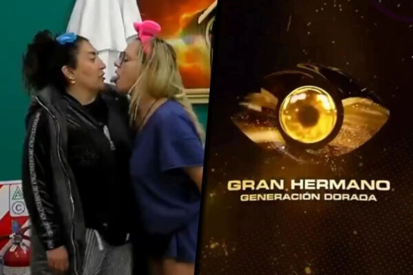 Collage de imágenes con Pincoya y Tamara Paganini por un lado y el logo de Gran Hermano Generación Dorada por el otro.